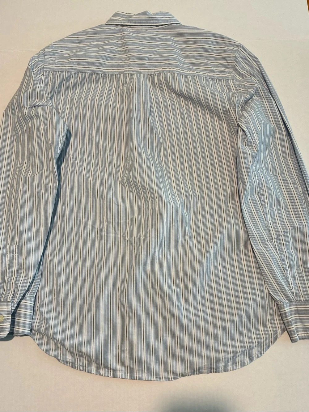 GAP Blue & White Striped Button-Down Shirt